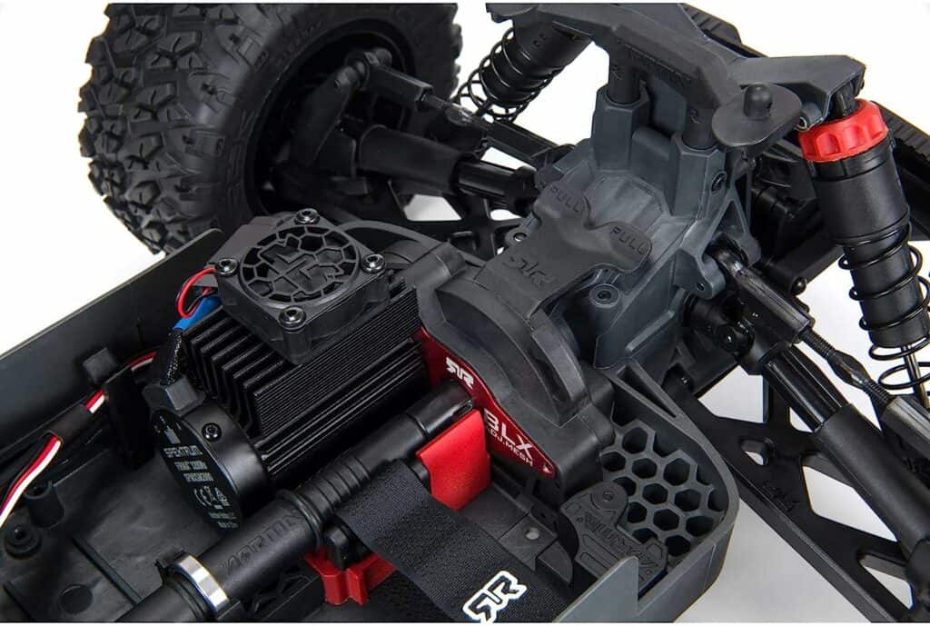 ARRMA 1/10 Big Rock 4X4 V3 3S BLX Brushless Monster RC Truck RTR (Transmitter and Receiver Included, Batteries and Charger Required), Black, ARA4312V3