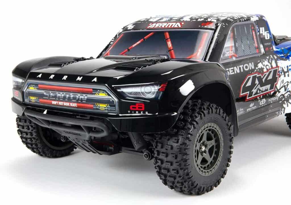 ARRMA 1/10 SENTON 4X4 V3 3S BLX Brushless Short Course Truck RTR (Transmitter and Receiver Included, Batteries and Charger Required), Blue, ARA4303V3T1