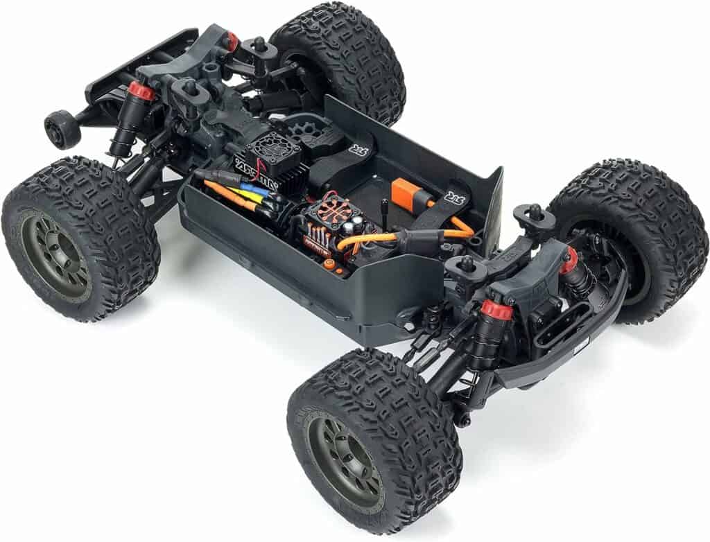 ARRMA RC Truck 1/10 VORTEKS 4X4 3S BLX Stadium Truck RTR (Batteries and Charger Not Included), Purple, ARA4305V3T2, Men