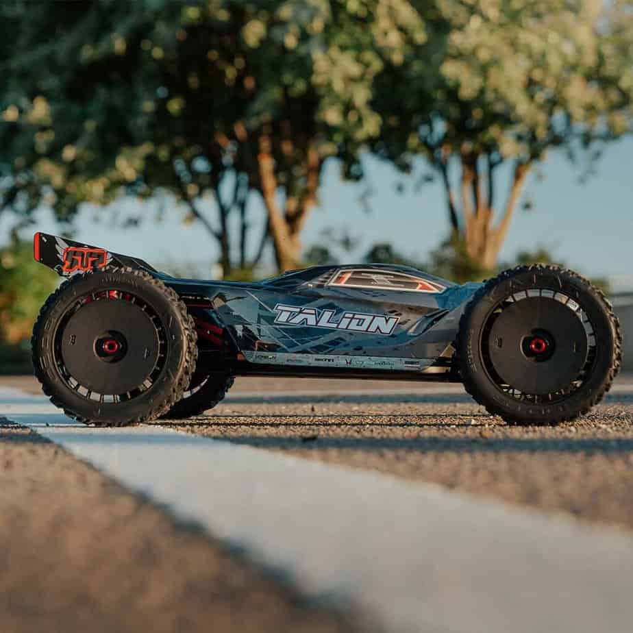 ARRMA RC Truck 1/8 Talion 6S BLX 4WD Extreme Bash Speed Truggy RTR (Battery and Charger Not Included), Black, ARA8707