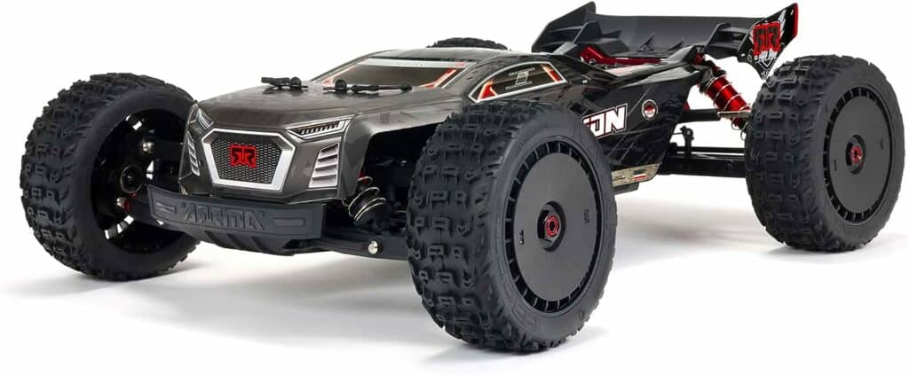 ARRMA RC Truck 1/8 Talion 6S BLX 4WD Extreme Bash Speed Truggy RTR (Battery and Charger Not Included), Black, ARA8707