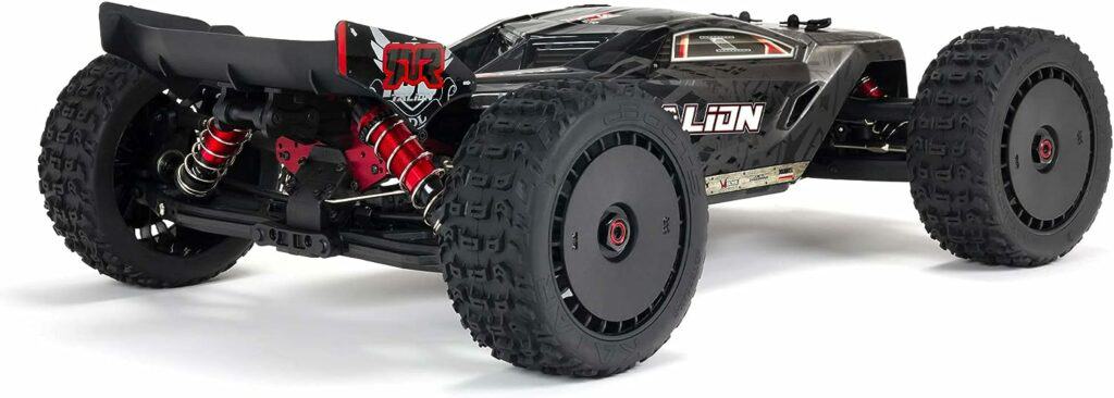 ARRMA RC Truck 1/8 Talion 6S BLX 4WD Extreme Bash Speed Truggy RTR (Battery and Charger Not Included), Black, ARA8707